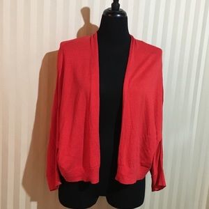 Old Navy Red Shrug Open Cardigan XXL